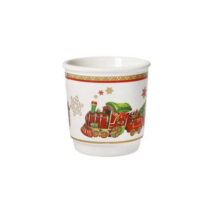 BICCHIERINO CHRISTMAS SET 4 PZ NEW BONE CHINA