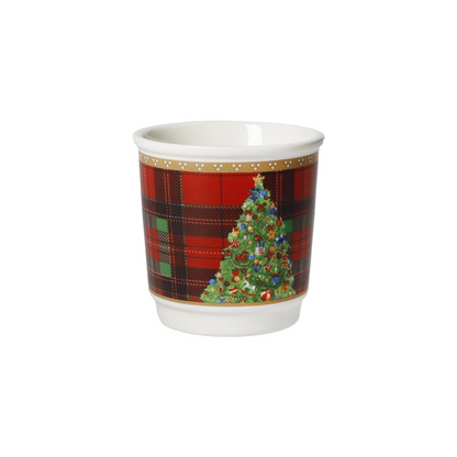 BICCHIERINO CHRISTMAS SET 4 PZ NEW BONE CHINA