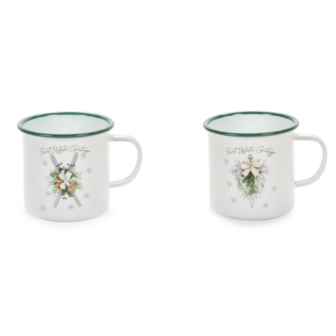 Set 2 pezzi tazza in metallo – Ricordi