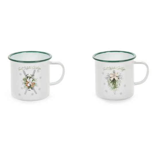 Set 2 pezzi tazza in metallo – Ricordi